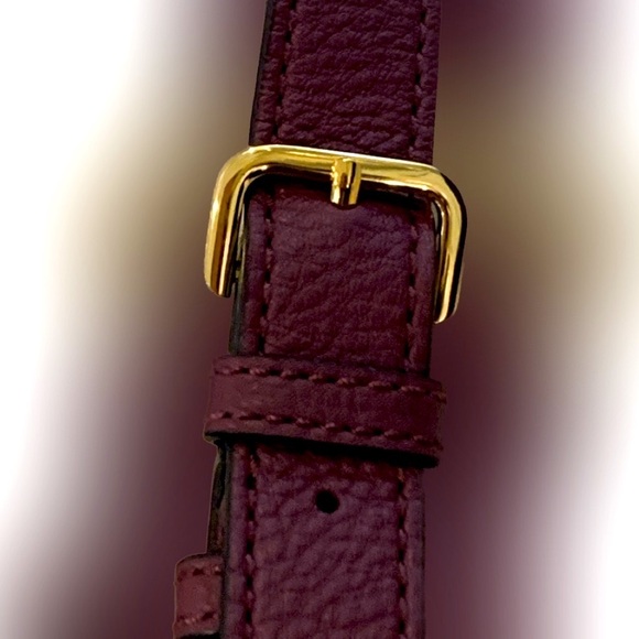 Marc Jacobs Pebbled Leather Fall Shoulder Bag Handbag Purse Berry Plum New - Picture 10 of 10